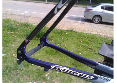 Aluminium 700C Road Racing Bike Frame With Carbon Fiber Rear Upper Fork supplier