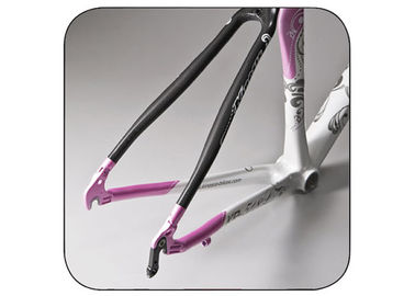 46cm / 49cm Girls Bike Frame , Smooth Welding Carbon Fiber Road Bike Frame supplier