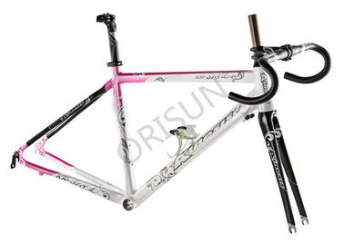 Lovely Girls / Womens Road Bike Frame 700C Aluminum Alloy 7005 Lightweight supplier