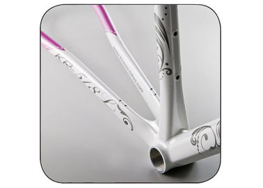 Lovely Girls / Womens Road Bike Frame 700C Aluminum Alloy 7005 Lightweight supplier