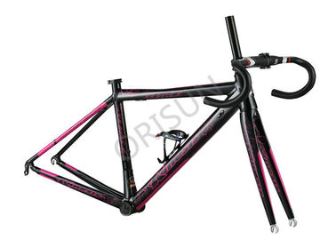 Ladies / Womens Aluminum Bike Frame Internal Cable Routing With 700C Wheels supplier