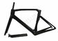 Aerodynamic Racing Carbon Bike Frame Black Color Matt / Golossy Finish supplier