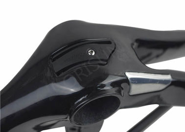 Aerodynamic Racing Carbon Bike Frame Black Color Matt / Golossy Finish supplier