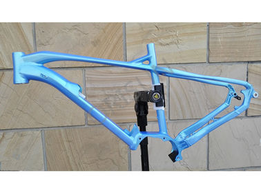 27.5 Inch Plus Electric Bike Frame Mid Drive Blue Color For Mtb Ebike supplier