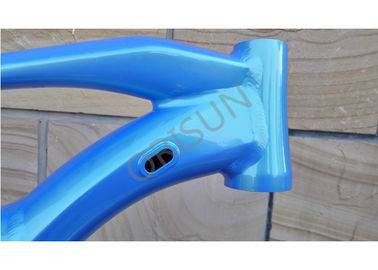 27.5 Inch Plus Electric Bike Frame Mid Drive Blue Color For Mtb Ebike supplier