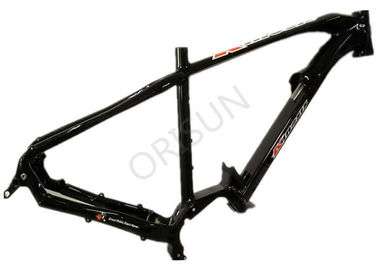 Electric Mid Drive Bike Frame , 27.5 Black Lightweight Mtb Frame Tapered Headset supplier