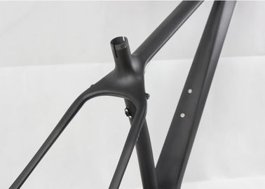 Lightweight Fat Tire Bike Frame , Carbon Fat Frame Internal Cable Routing supplier