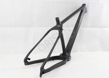 Carbon 26er Bike Frame , Snow / Fat Bike Frame Customized Painting Designs supplier