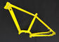 Aluminum Yellow Bike Frame , 29 Inch Electric Mountain Bicycle Frames supplier