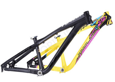 Lightweight Dirt Jump Bike Frame 26er / 27.5er Tapered Headtube Smooth Welding supplier