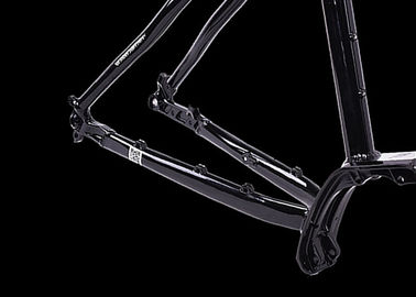 700c Black Custom Bicycle Frames , Custom Road Bike Frames Patented Design supplier