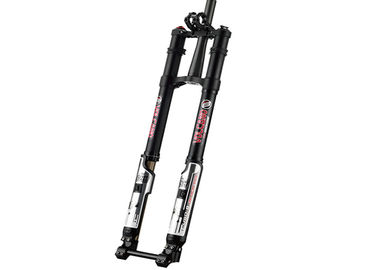 Downhill Suspension Custom Bike Forks Black Dual - Crown Inverted 8 Inch supplier