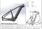 Full Carbon Custom Bicycle Frames , Mid Drive Carbon Fibre Cycle Frames supplier