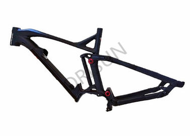 Full Suspension Motorized Bike Frame 140mm Travel Electric Trail Riding Style supplier