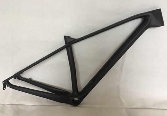 matte black road bike frame